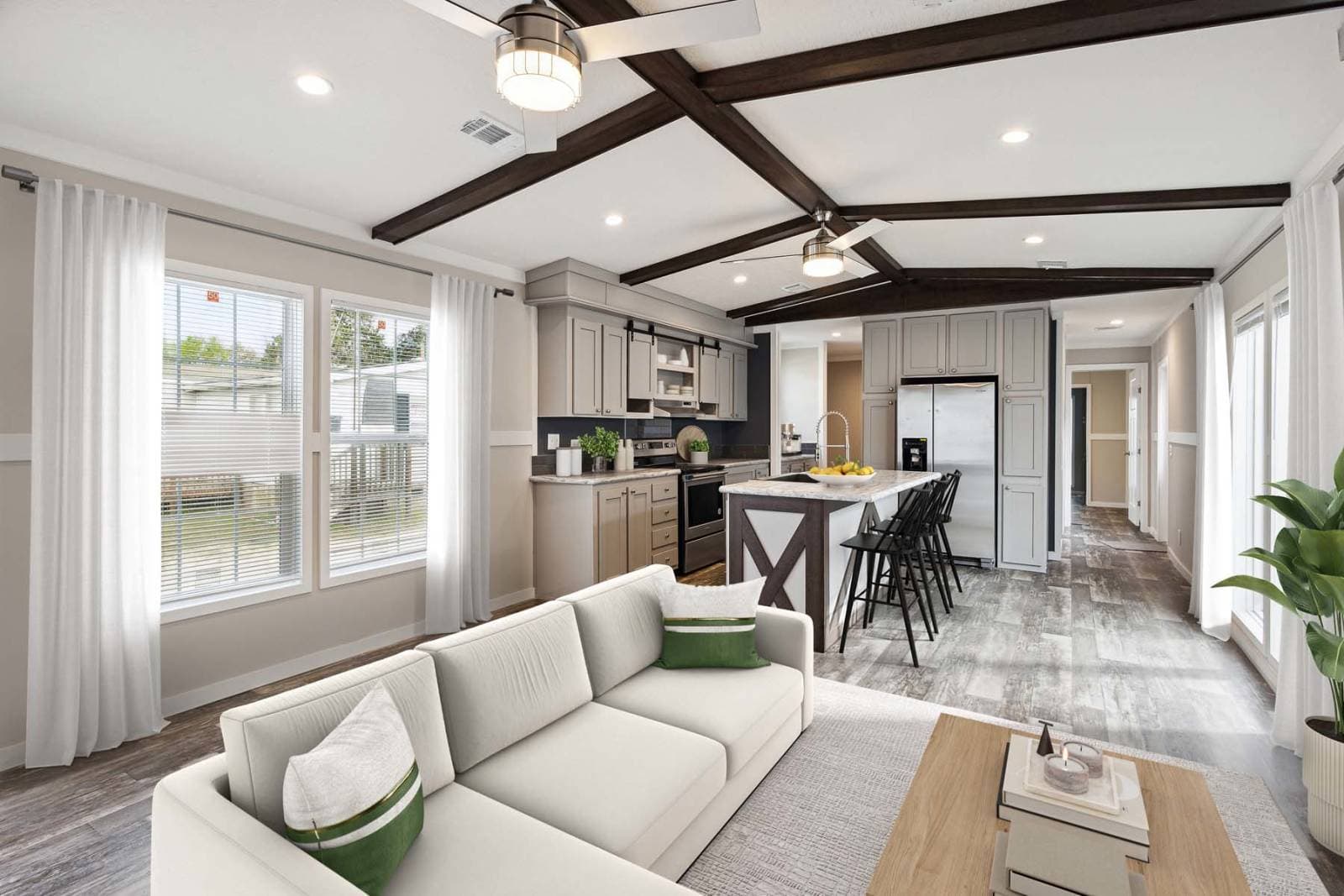 The murphy interior home features