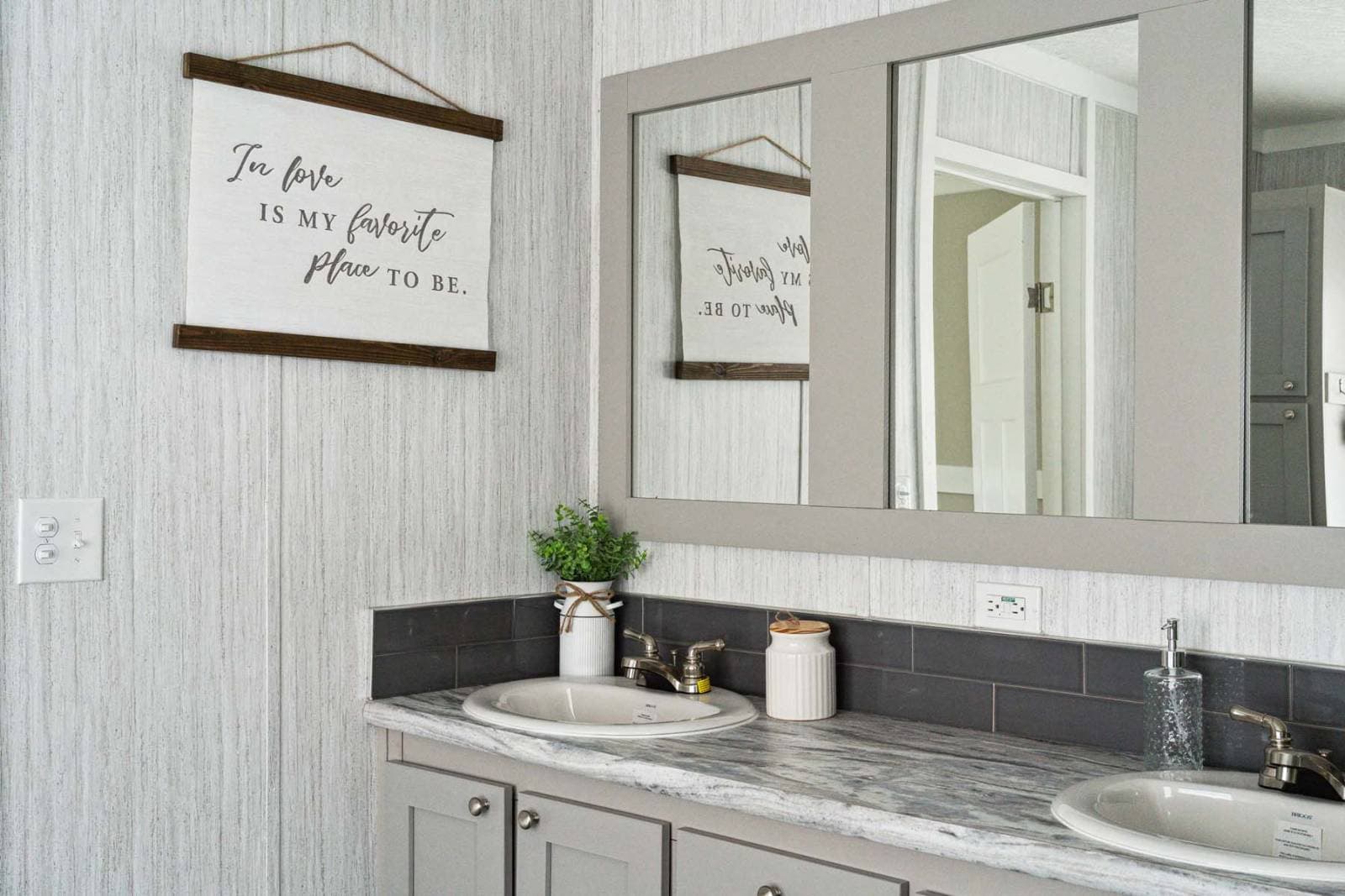 The chipper bathroom home features