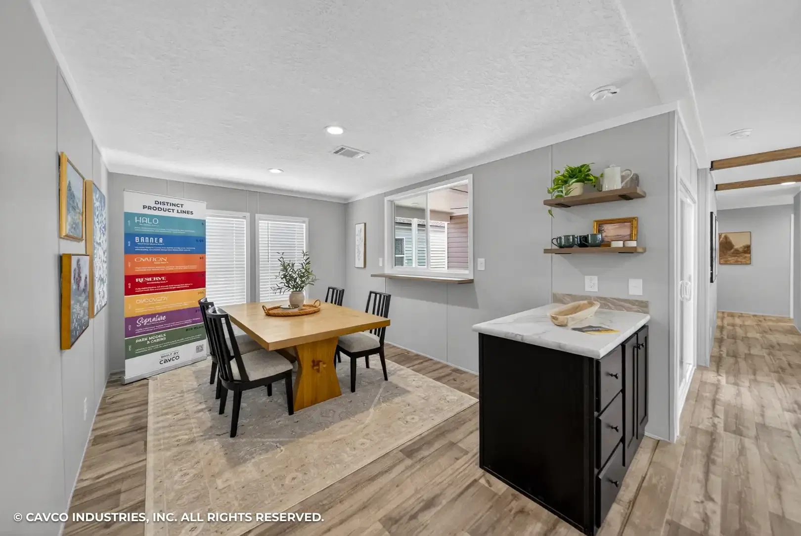 Vantage interior home features