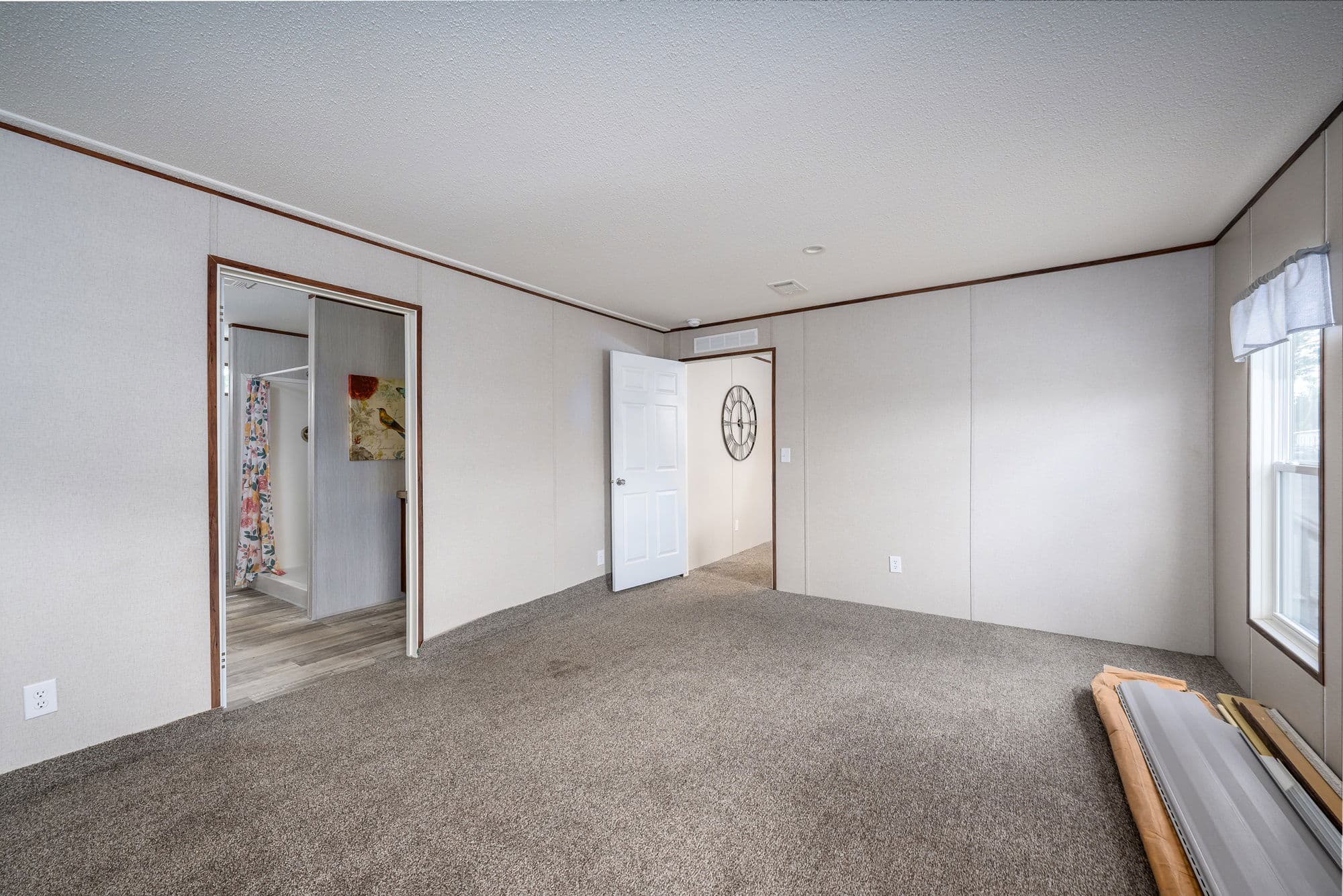 The earnhardt bedroom home features