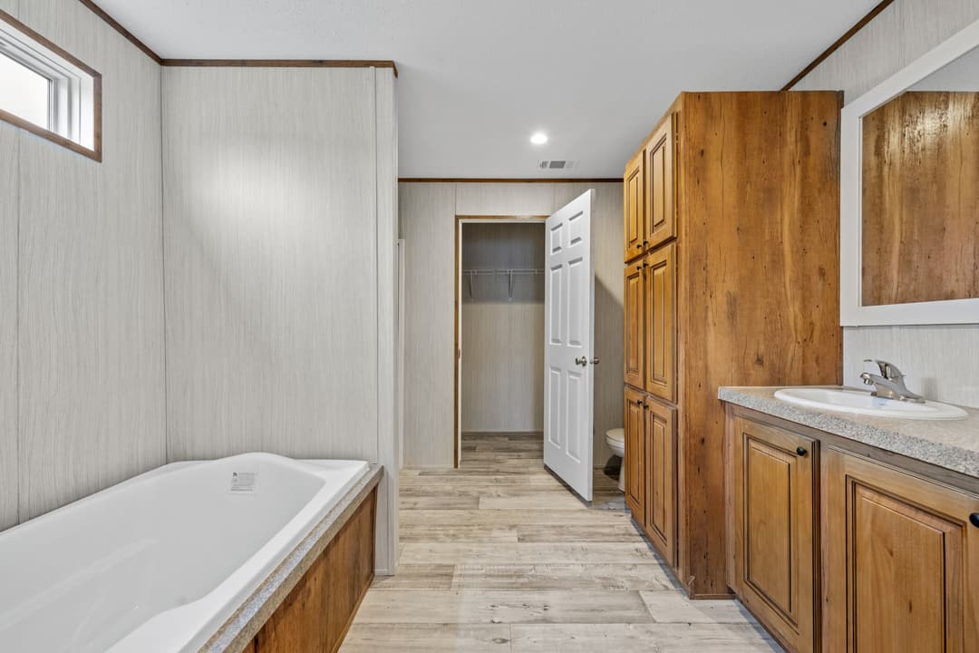 The telford bathroom home features