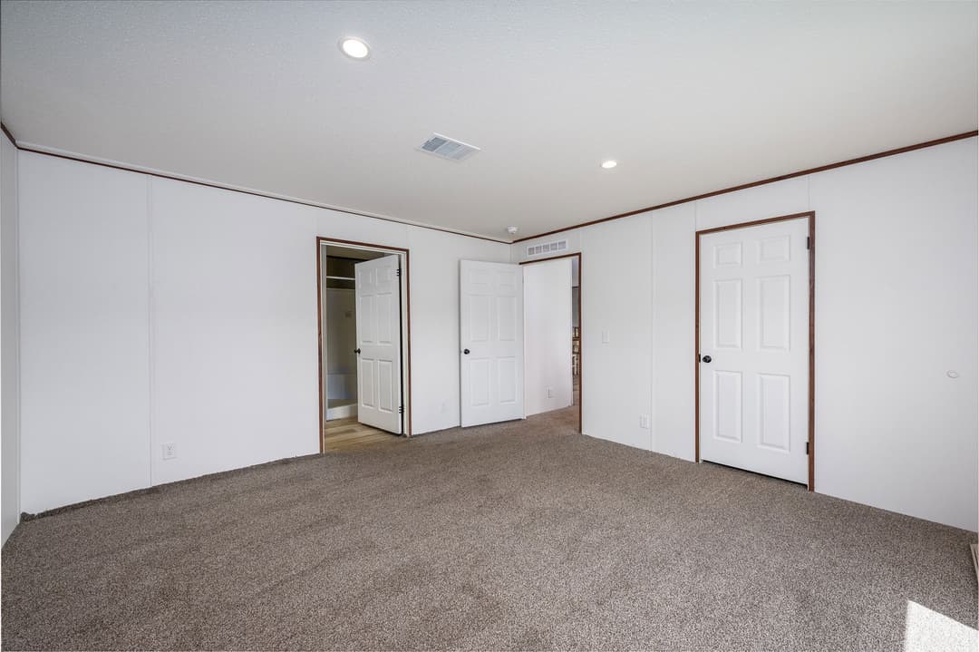 The rock bedroom home features