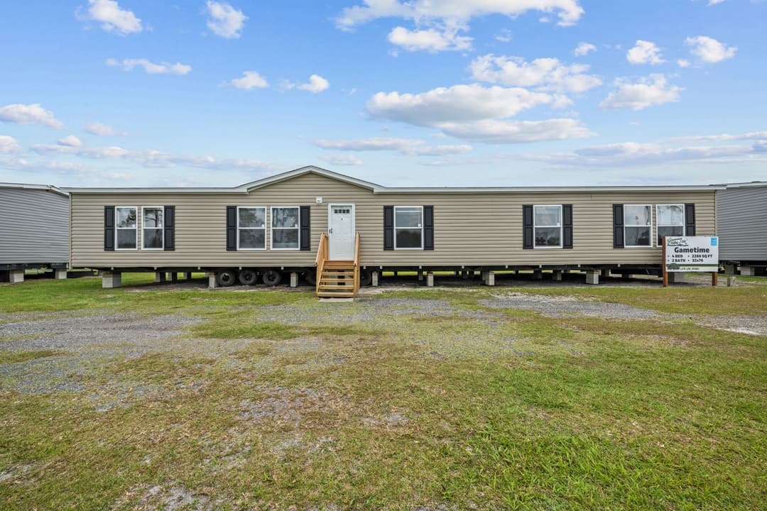 Gametime elevation and exterior home features