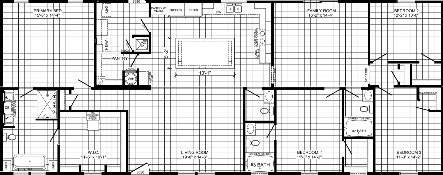 Liberty 3276536 floor plan home features
