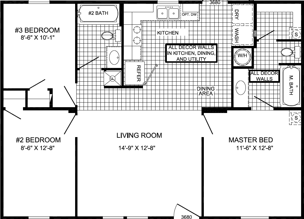 Flash floor plan home features