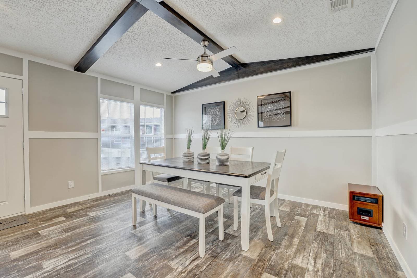 The chipper exterior home features