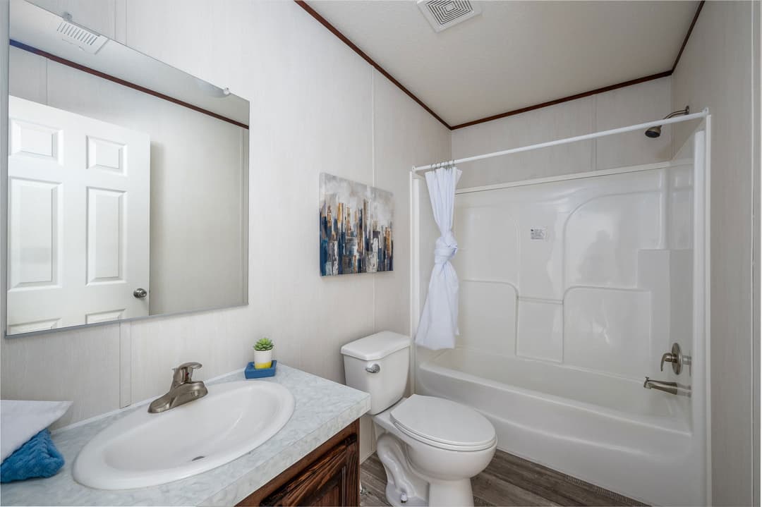 The curry bathroom home features