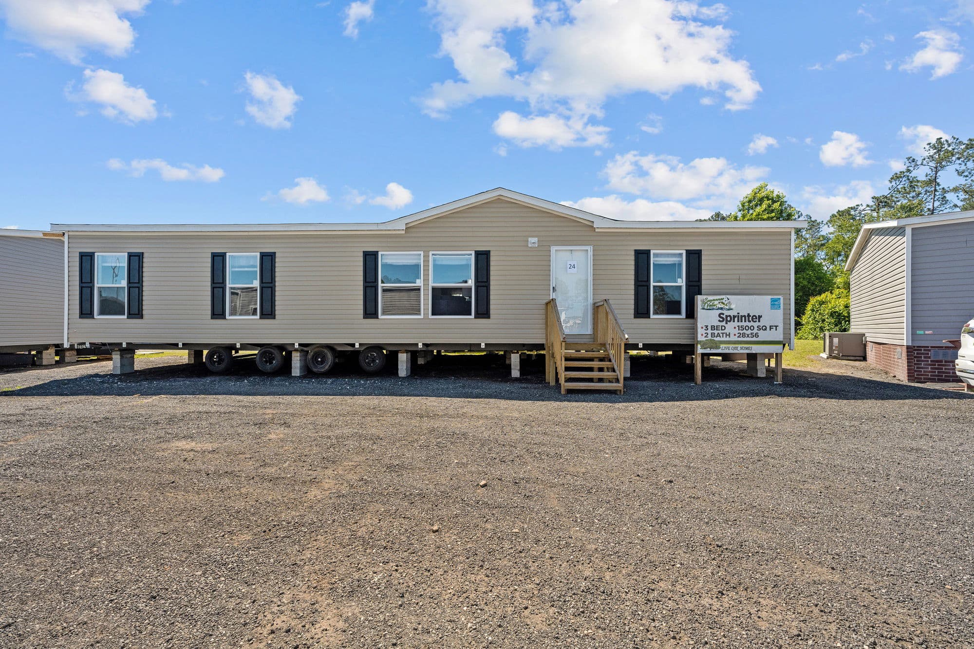 Sprinter exterior and elevation home features