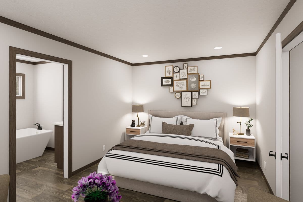The truman bedroom home features