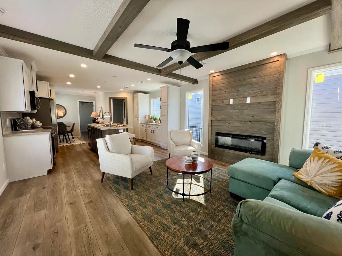 The truman interior home features