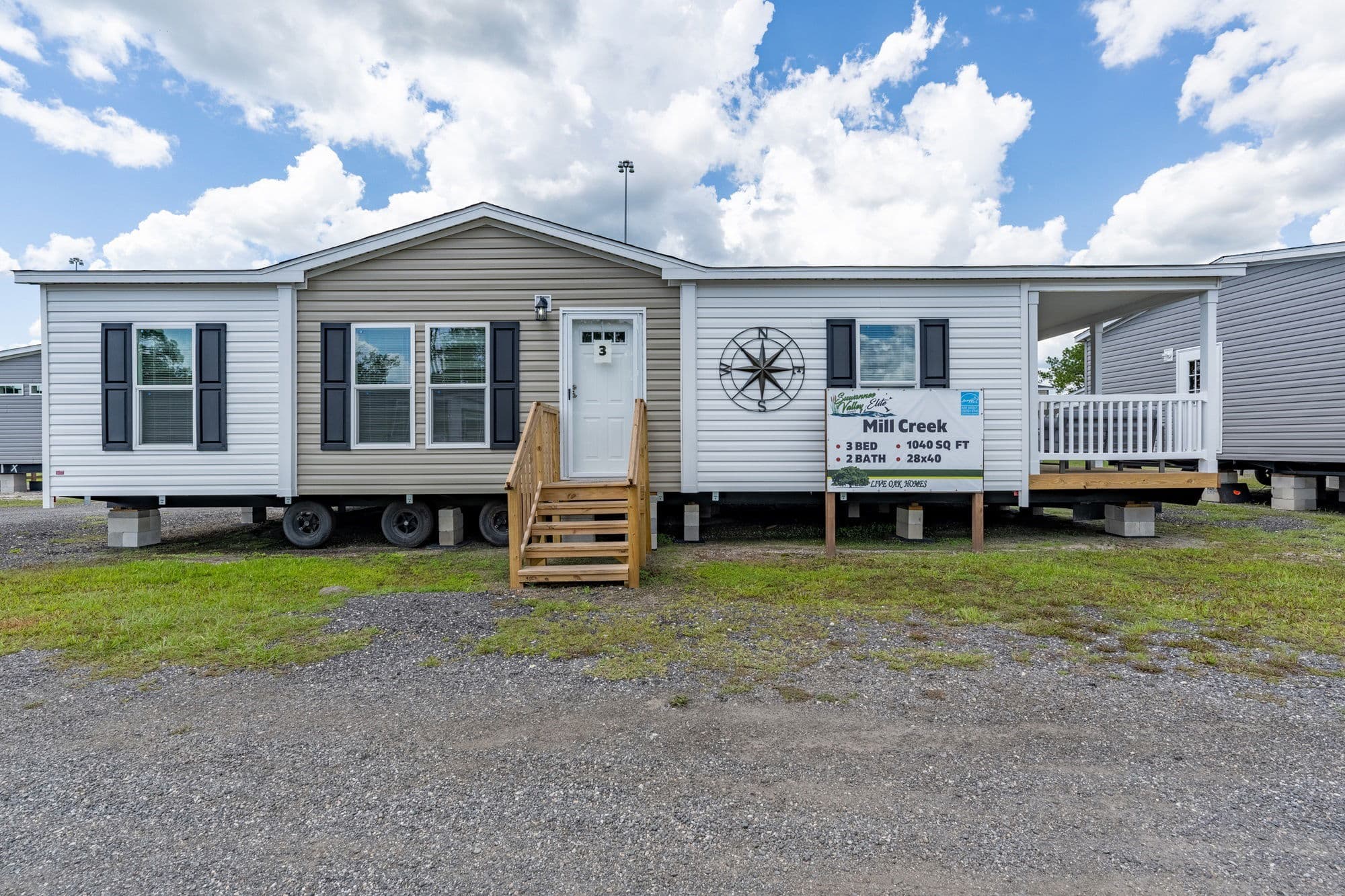 Mill creek elevation and exterior home features