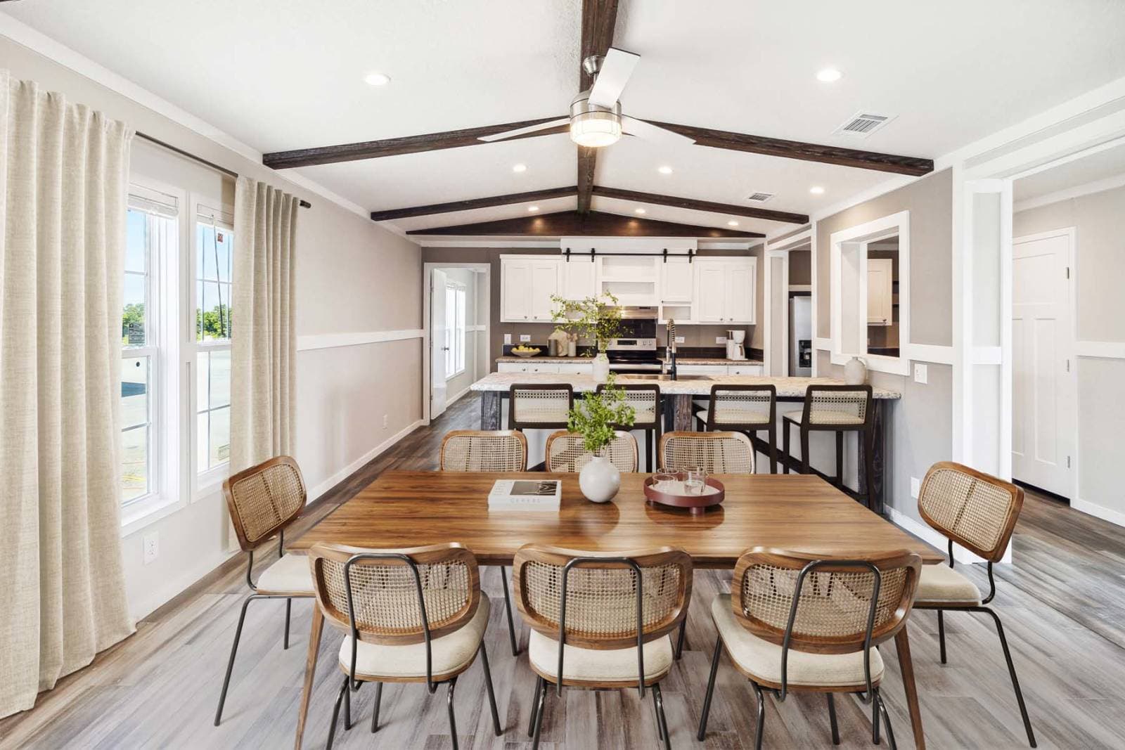 The justice kitchen home features