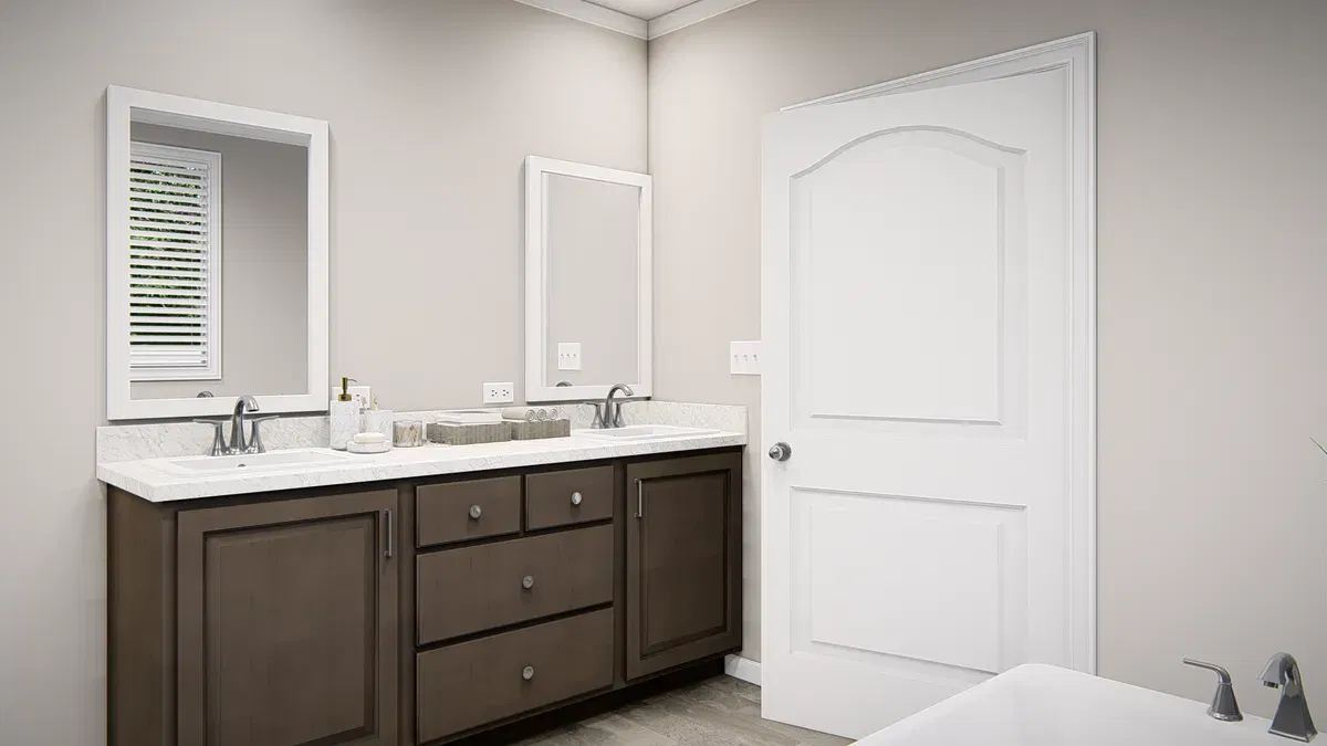 The valhalla bathroom home features