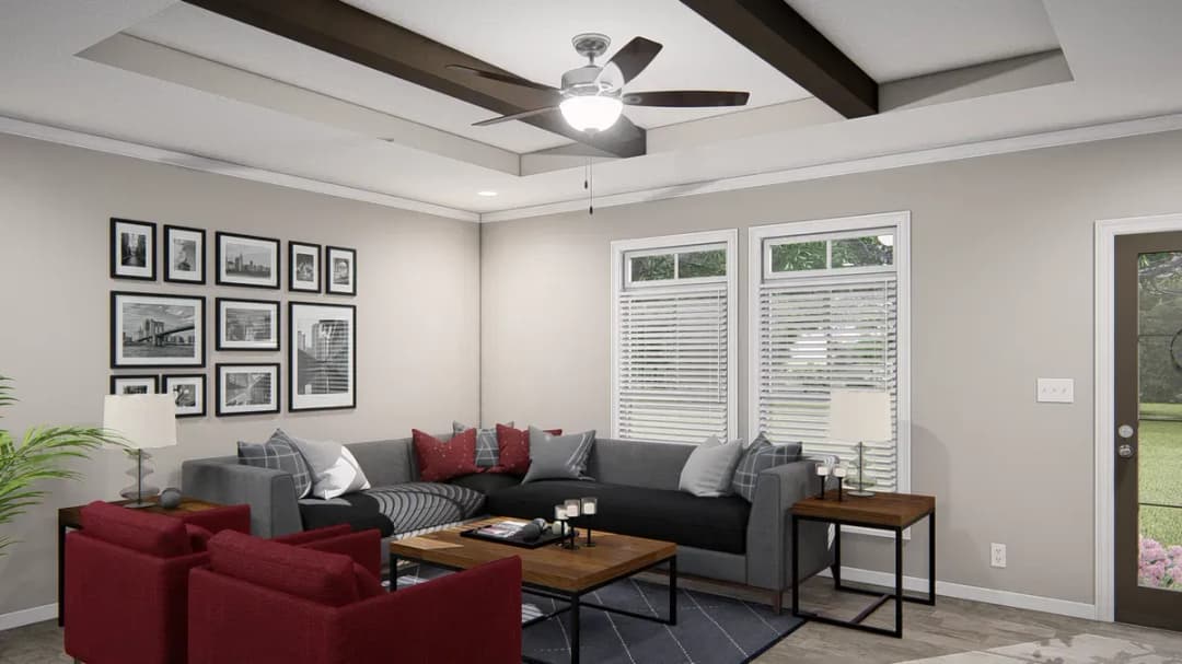 The valhalla interior home features