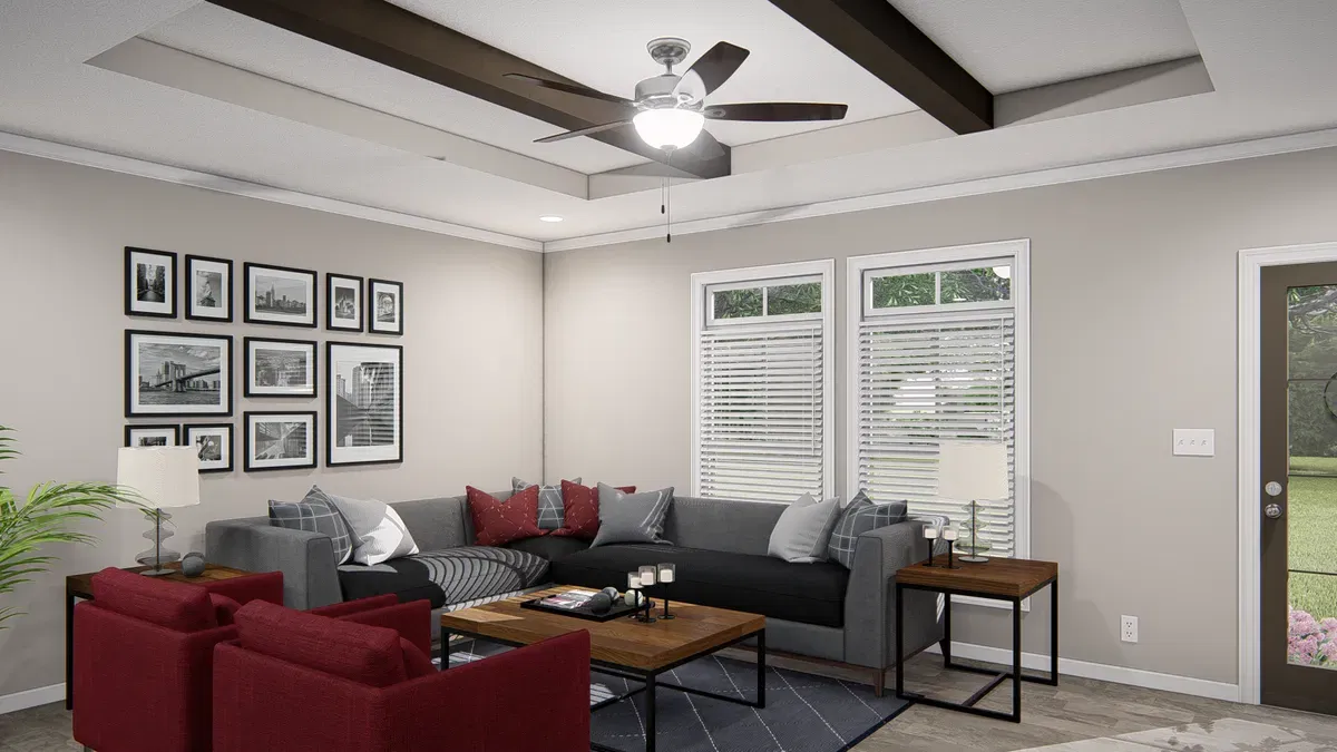 The valhalla interior home features