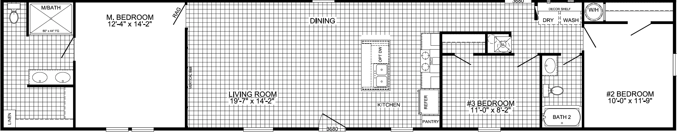 Troy floor plan home features