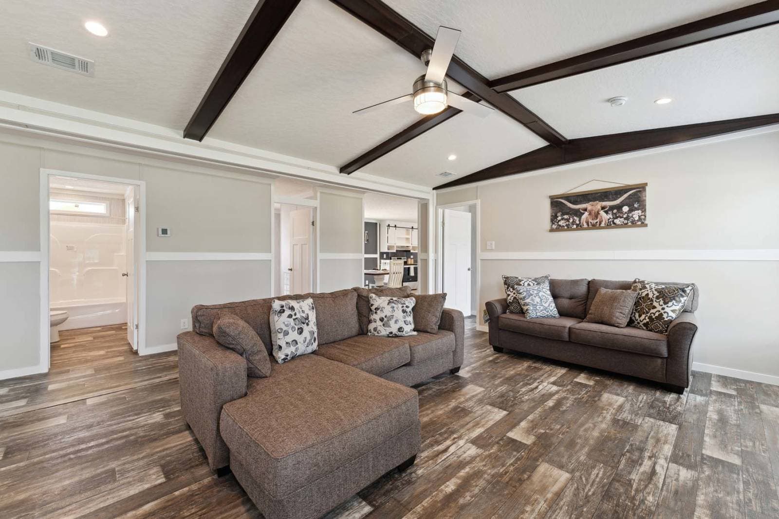 The aaron interior home features