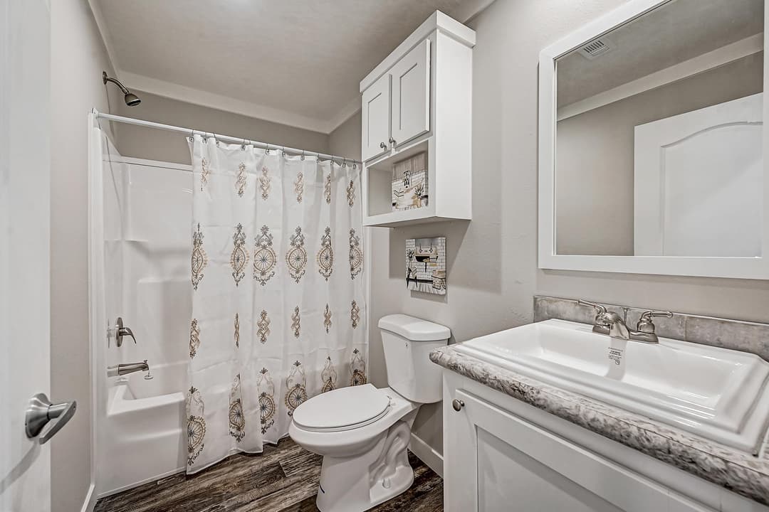 Champion community bathroom home features