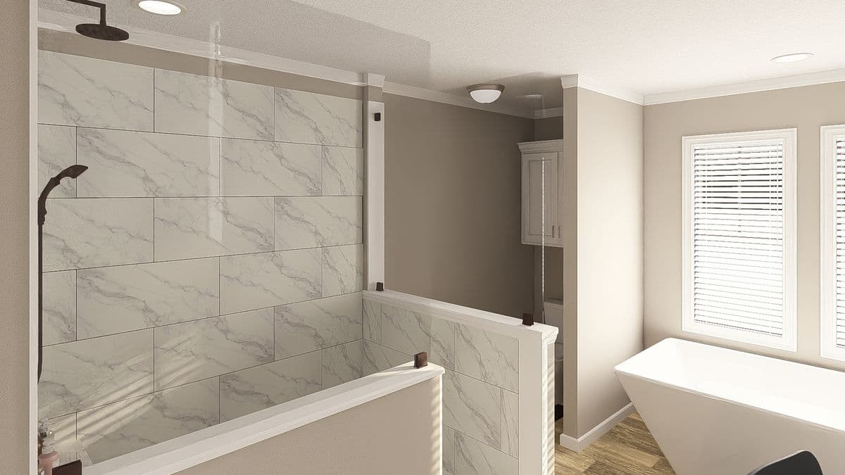 The big easy bathroom home features