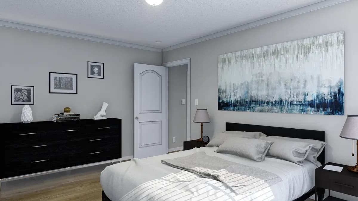 The waverly bedroom home features